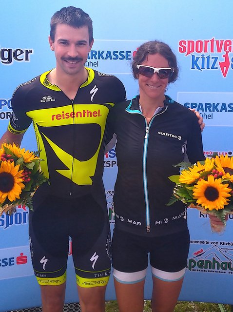 Tagesbestzeiten: Andreas Seewald und Bernadette Klotz. | Foto: SV Kitzsport