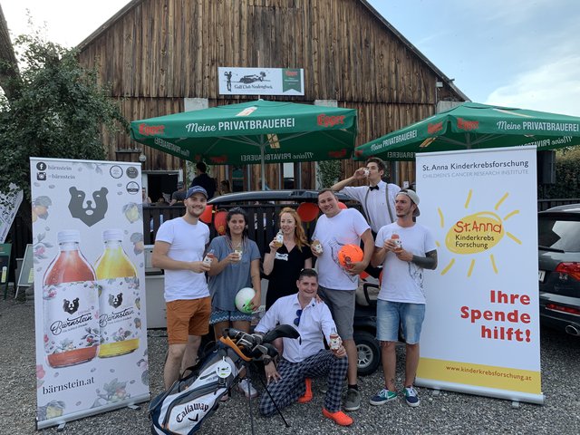 Insgesamt 1.030 € wurden im Rahmen des Bärnstein Charity-Golfturniers gesammelt.