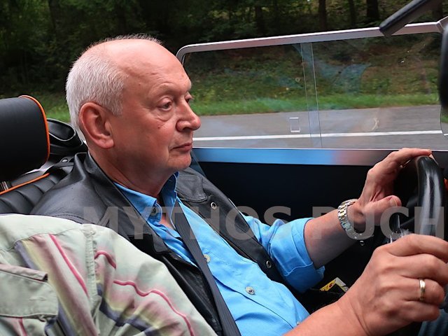 Ferdinand Micha Lanner kam mit seinem Morgan Roadster in die Oststeiermark