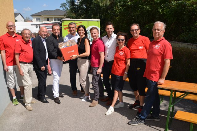 Die Stadt-SPÖ konnte sich über auch über zahlreiche Bezirks-Mandatare freuen.