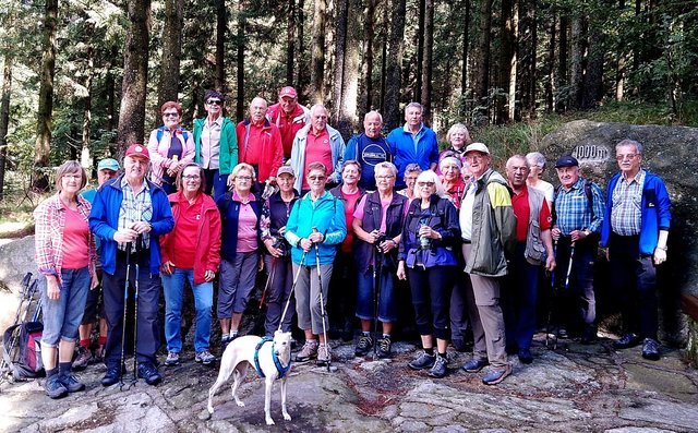 Die Wandergruppe  Foto von Weise Christine