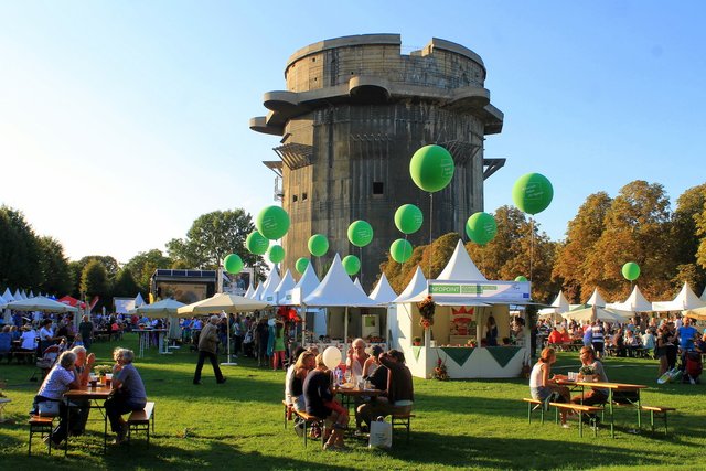Durchschnittlich 150.000 Menschen besuchten das Erntedankfest im Augarten in den letzten Jahren.