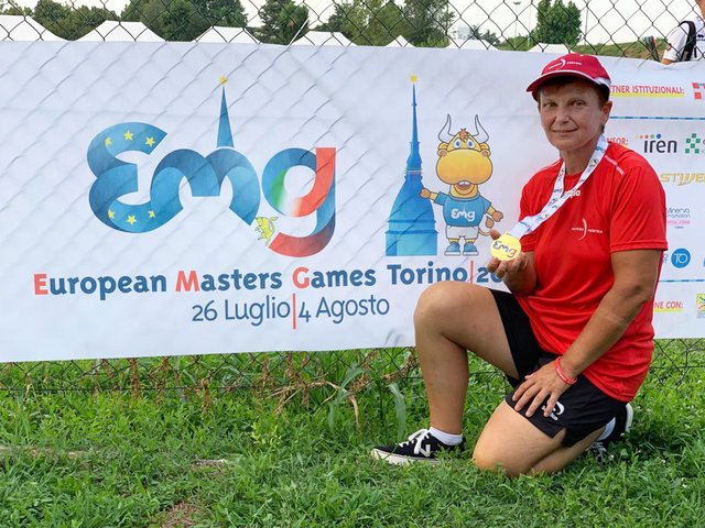 Renate Kerbl aus Leonstein triumphiert bei den European Masters Games.