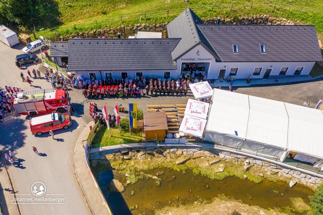 Der Ort Hörmanns bei Litschau hat die Eröffnung seines neuen Zentrums kräftig gefeiert.