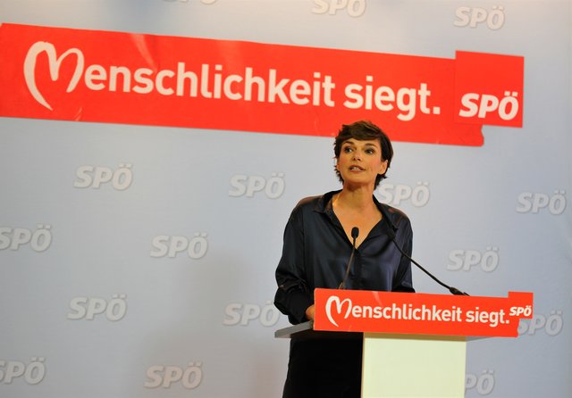 SPÖ-Bundesparteivorsitzender und Spitzenkandidatin Pamela Rendi-Wagner