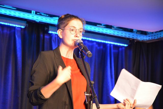 Ania Viero aus Italien konnte sich als Gewinnerin durchsetzen und durfte das „Slam-Sackerl“ mit nach Hause nehmen. | Foto: Veronika Spielbichler