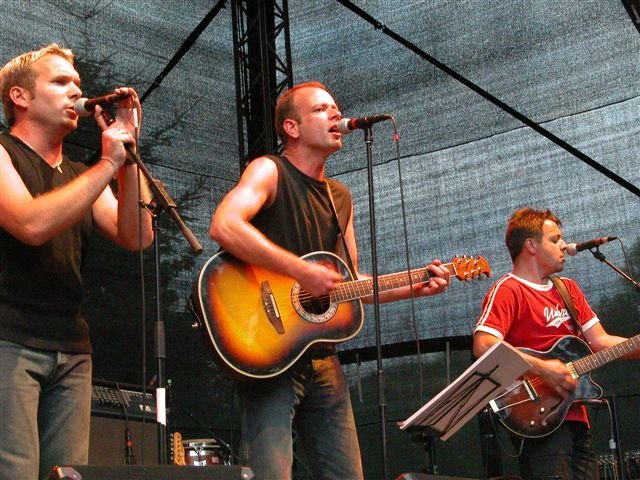 "Scheibbs 3": Die Austropopper Reinhard Panzenböck, Georg Grassberger und Christian Zehetner.