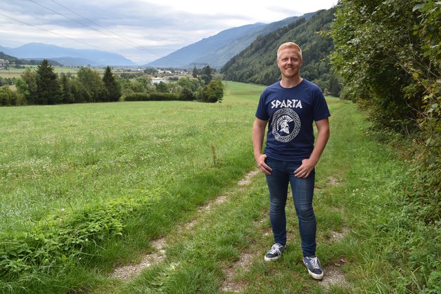 Archäologe Stefan Pircher ist in Mühldorf auf der Suche nach Spuren der alten Römer - und ist auch fündig geworden. Rund 800 Quadratmeter Fläche sollen heuer noch freigelegt werden | Foto: Niedermüller
