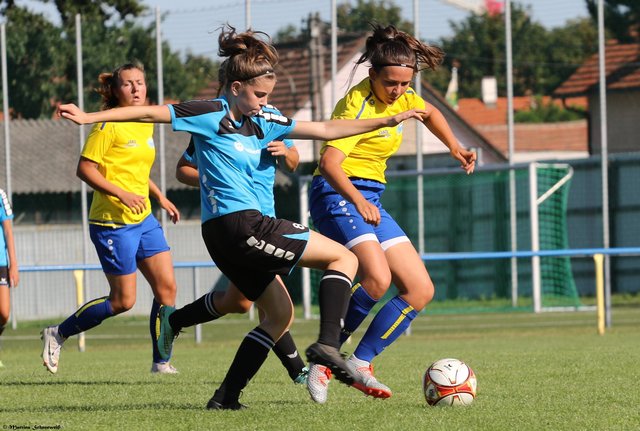 Das junge 1b-Team vom FC Südburgenland (hier Marie-Luise Kossits) bot gegen die SG USC Landhaus/Austria Wien 1b eine gute Leistung.