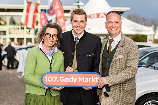 Ingrid und Philipp Gady sowie Eugen Roth freuen sich schon auf den 107. Gady Markt! | Foto: GADY