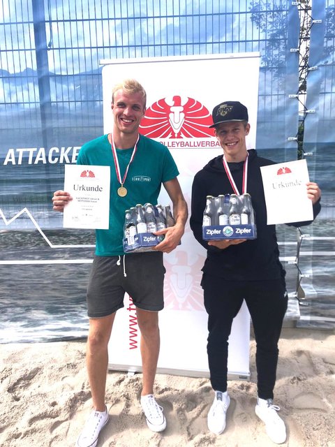 Landesmeister U21: Adrian Nachtwey und Simon Mitterer. | Foto: privat