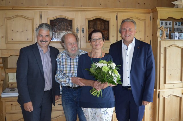Annemarie und Blasius Regensburger feierten goldene Hochzeit.