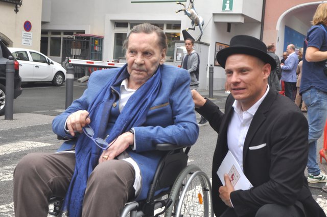 Preisträger Helmut Berger, GF Mike Reisch.