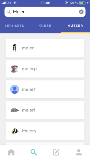 App-Tipp der Woche: Quizlet ist eine umfangreiche App zum Vokabeln lernen. Der Vorteil: die Vokabeln können selbst eingegeben werden oder man kann auf die Lernsets anderer zugreifen | Foto: Screenshot