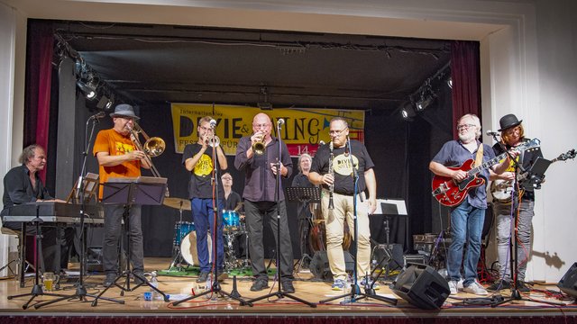Fürstenfelder Urgesteine des Swing und Jazz im Grabher-Haus. | Foto: Zugschwert