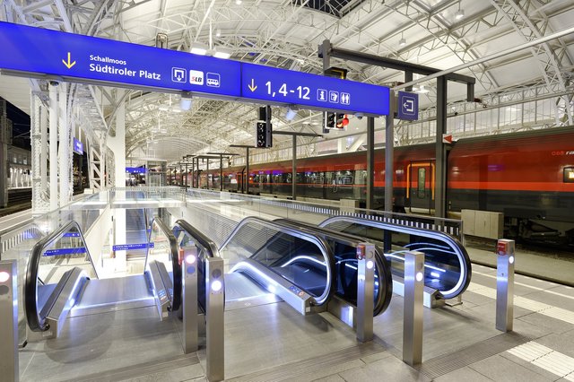 Der Salzburger Hauptbahnhof überzeugt mit dem Mix aus Historie und m´Moderne.