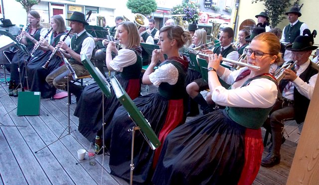 Musikkapelle Kleinsölk zu Gast in Gröbming.