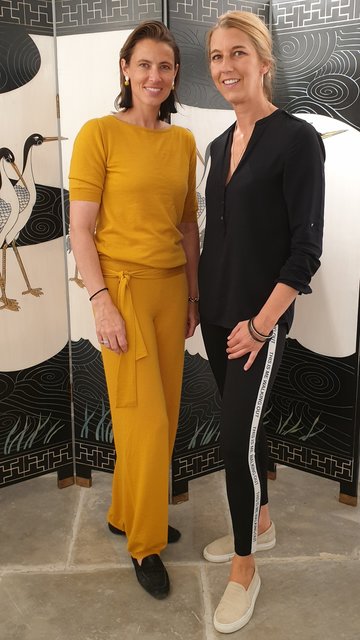 Anna Franz und Elisabeth Bauer