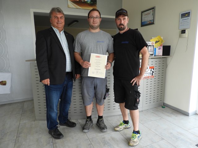 Klaus Kaweczka, Patrick Besau und Mario Tindl