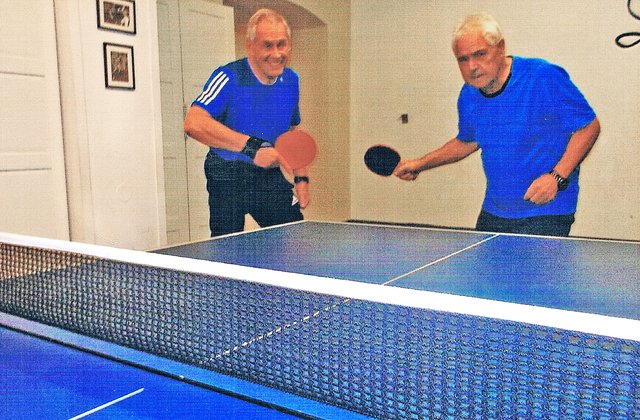 Axel Thurner und Sepp Zanziger sind im Tischtennissport noch immer erfolgreich.