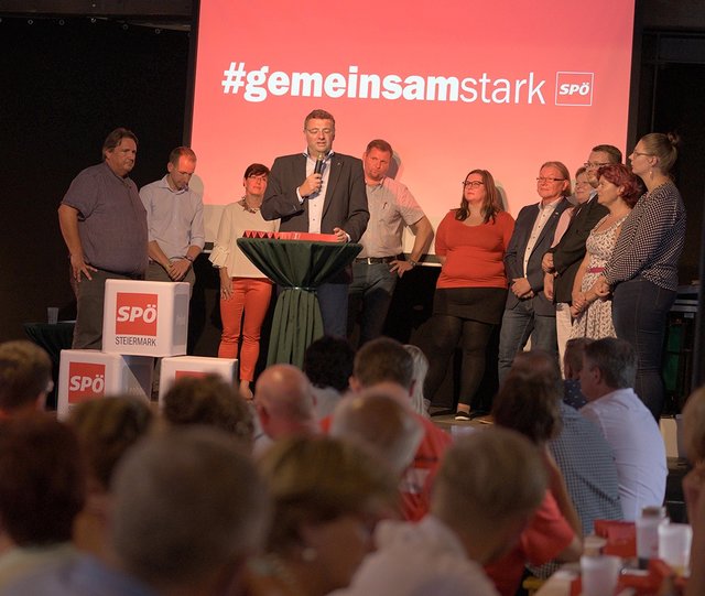 Wahlauftakt mit Jörg Leichtfried, Beppo Muchitsch, sowie KandidatInnen aus der Region Südweststeiermark