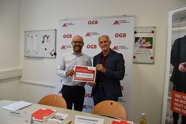 Günter Kraft und Reinhard Niedermeier mit der stolzen Bilanz | Foto: Foto: Sabine Schwarz