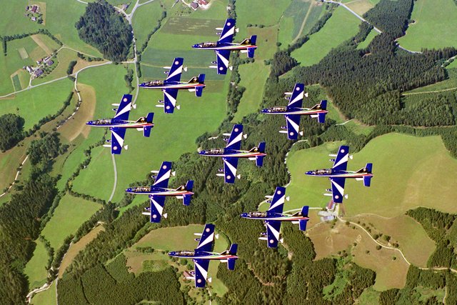 Die Frecce Tricolori fliegen Freitag und Samstag bei der Airpower. | Foto: BH/Janschitz