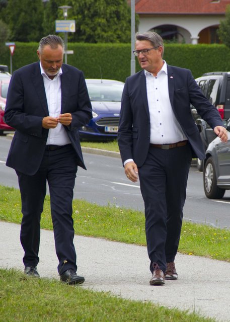 LH Hans Peter Doskozil und Alfred Kollar