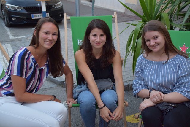 Antonia, Leonie und Sarah machten sich einen schönen Abend