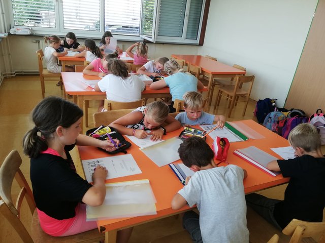 Lerneinheiten am Vormittag.  | Foto: Mit BiSS zur Kultur in Rechnitz