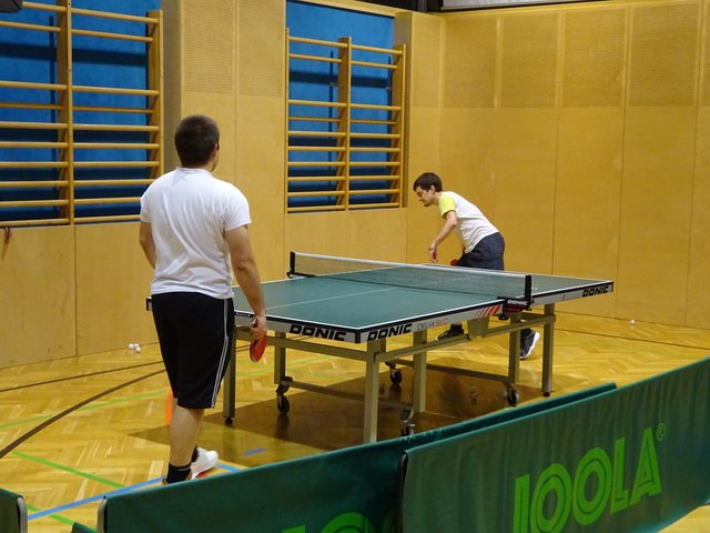 Training in der Fulpmer Sporthalle