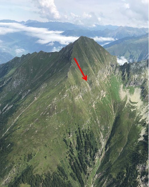 An diesem Ort geschah das Unglück