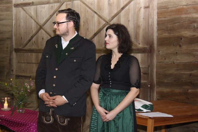 Die Gastgeber des Abends - Familie Koller.  | Foto: Katrin Löschnig