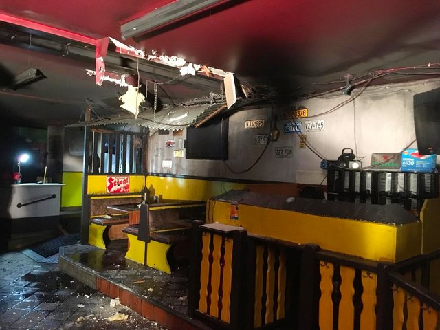 Der Brand im Lokal konnte von den Feuerwehren gelöscht werden.