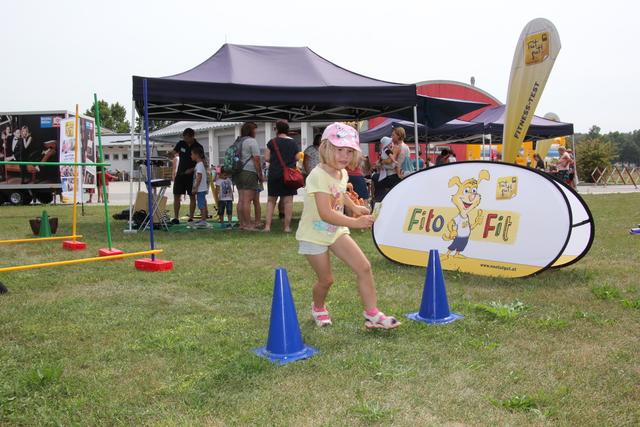 Anna Vogt beim Fito Fit Laufparcours