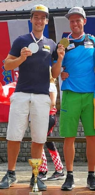 Christian Schopf (links) musste diesmal den WM-Titel Michael Scheikl überlassen.