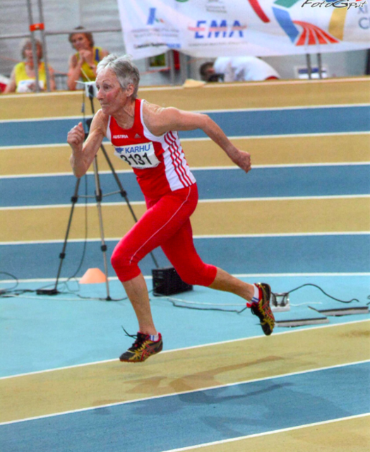 Renate Schaden stellte bei den Österreichischen Meisterschaften in Amstetten ihr Leichtathletik-Können erneut unter Beweis.  | Foto: Schaden