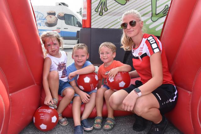 Beim Hopsi-Hopper Nachmittag rollte bei Valerie, Leon, Fabio und Bianca der Ball.