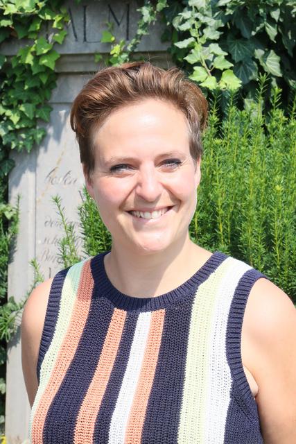 Palm-Nachfahrin und Mitglied des Stiftungsvorstandes, Annette Krönert.