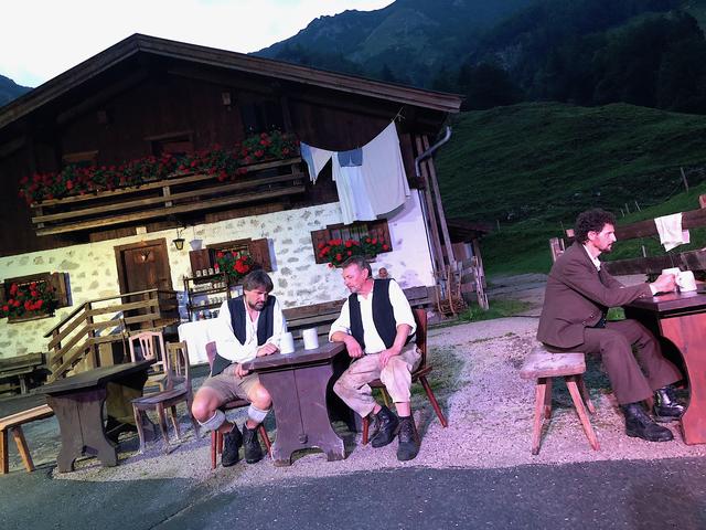 Bei der Griesneralm brillierten die Schauspieler beim "sagenhaften Wilderer-Drama". | Foto: Kogler