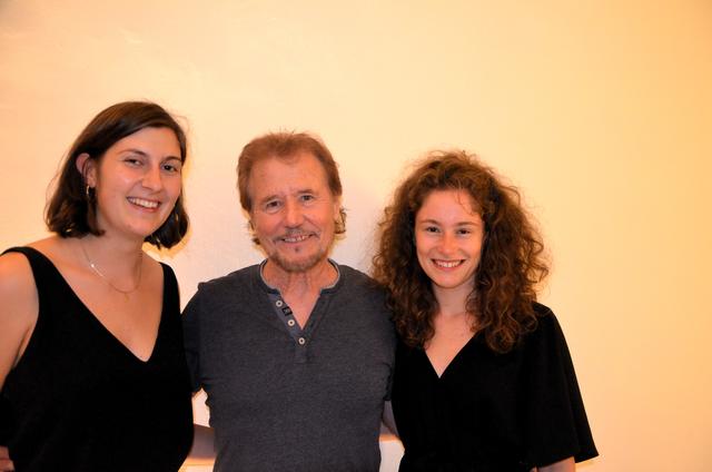 Manfred Tischitz mit Sophie Vierbauch und Sofia Bichler