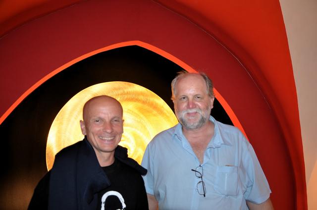 Unternehmernsberater Hannes Perkmann mit Werner Ganarin, Infinion