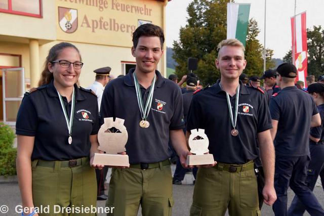 Silber ohne Alterspunkte / Eigene
(li.) Landessieger: Julia Meister , Manuel Rack (St. Margarethen a.d. Raab)