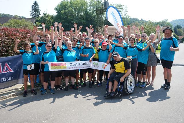 Ein starkes Team: Das Team Dornau bestritt als Unifield Team die 218 Kilometer.
