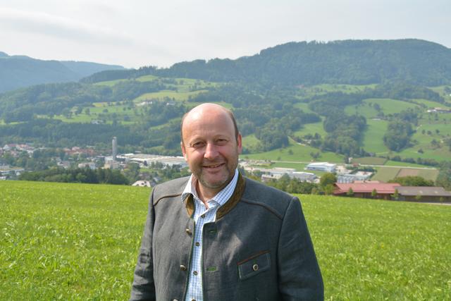 Der neue Scheibbser Bürgermeister Franz Aigner blickt dem 14. Hiabstla bereits erwartungsvoll entgegen. | Foto: Roland Mayr