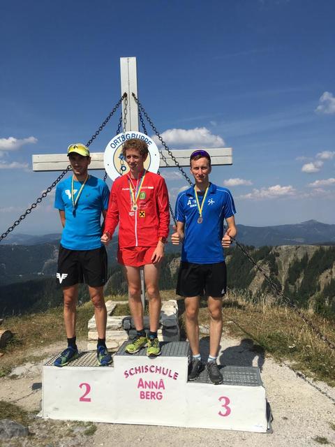 Gerhard Steinböck gewann vor Mario Sturmlechner und Philipp Barbi. | Foto: LC Mank