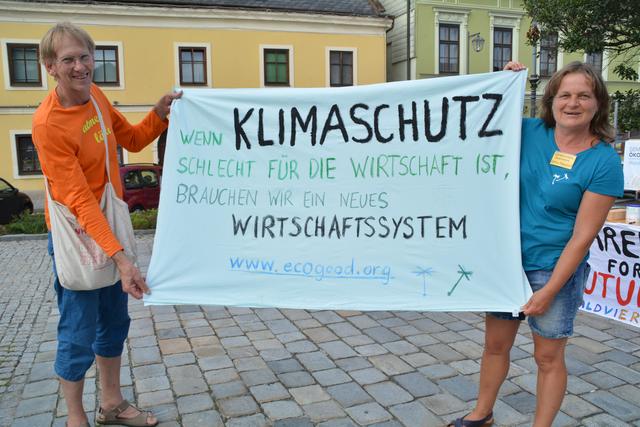Hans Buchner und Ulrike Kleindienst. | Foto: Talkner