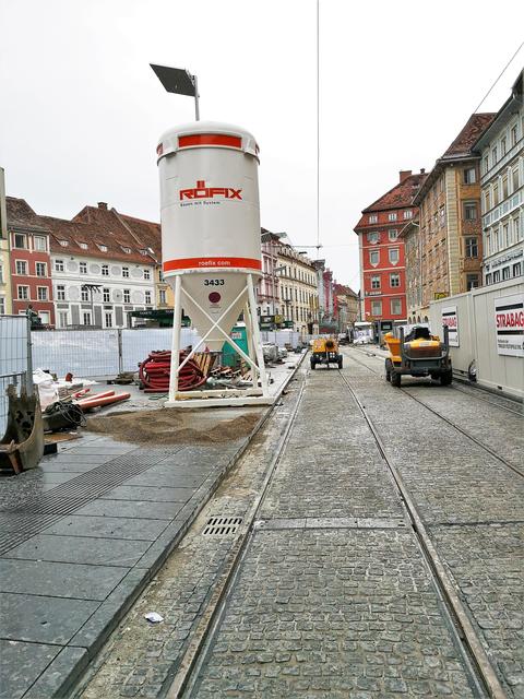 Baustelle, Grazer Hauptplatz