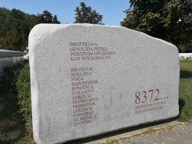 Gedenkstätte Srebrenica