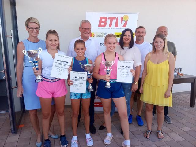 Tennis-Landesmeisterschaften im Nachwuchs in Eisenstadt – Kim Kühbauer siegt im U14 Bewerb
